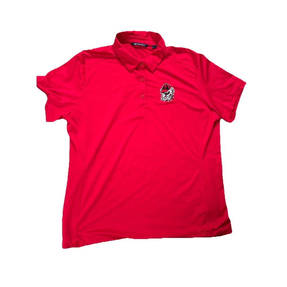 Women's Cutter & Buck Red Georgia  Bulldogs Polo, size XXL